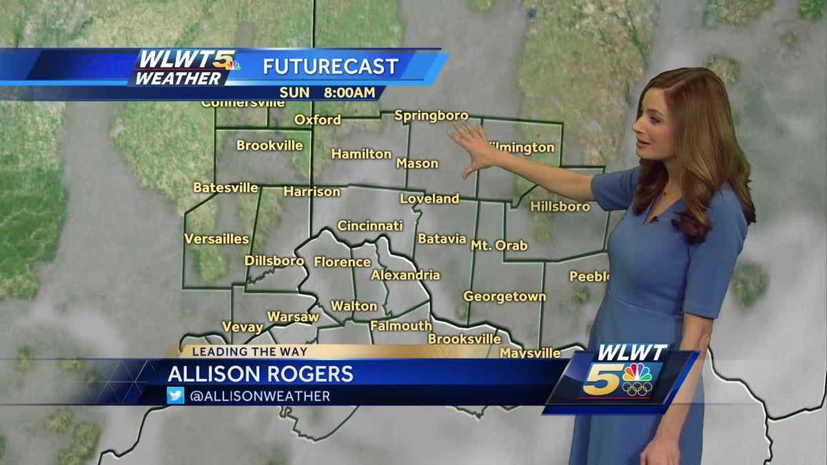 Rain moves out, sunshine returns