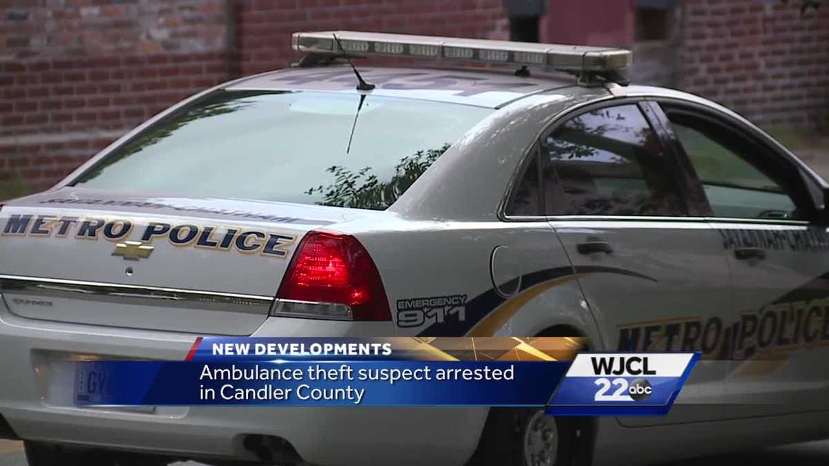 Police arrest man accused of stealing ambulance from Memorial Hospital