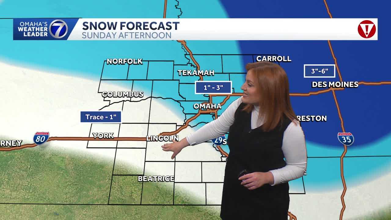 Warmer, breezy Saturday, winter storm Sunday for Omaha area