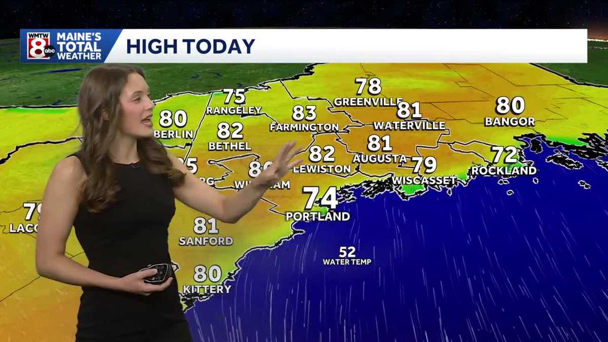 Maine warms up before weekend rain arrives