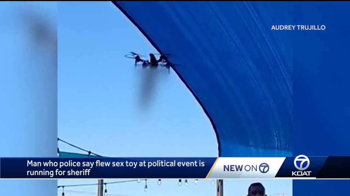 Man who flew sex toy at political event is running for sheriff