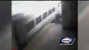 Cop pulls man from tracks just seconds before train arrives