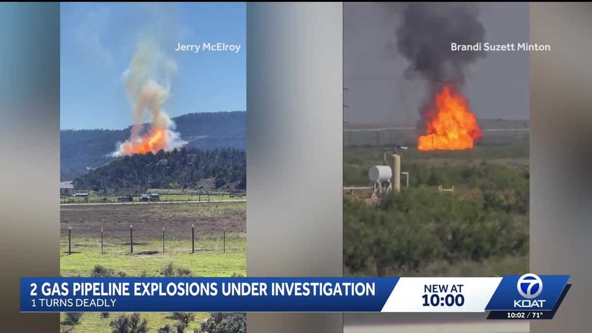 2 gas pipeline explosions in New Mexico are under investigation