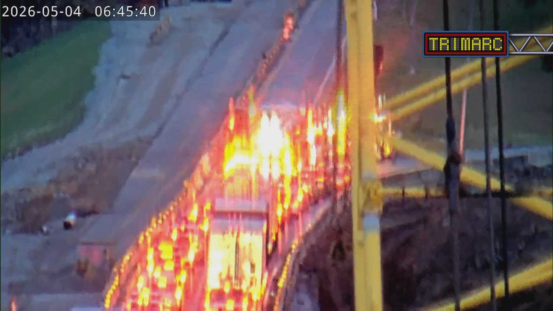 Update: the ramp to I-71 South has reopened