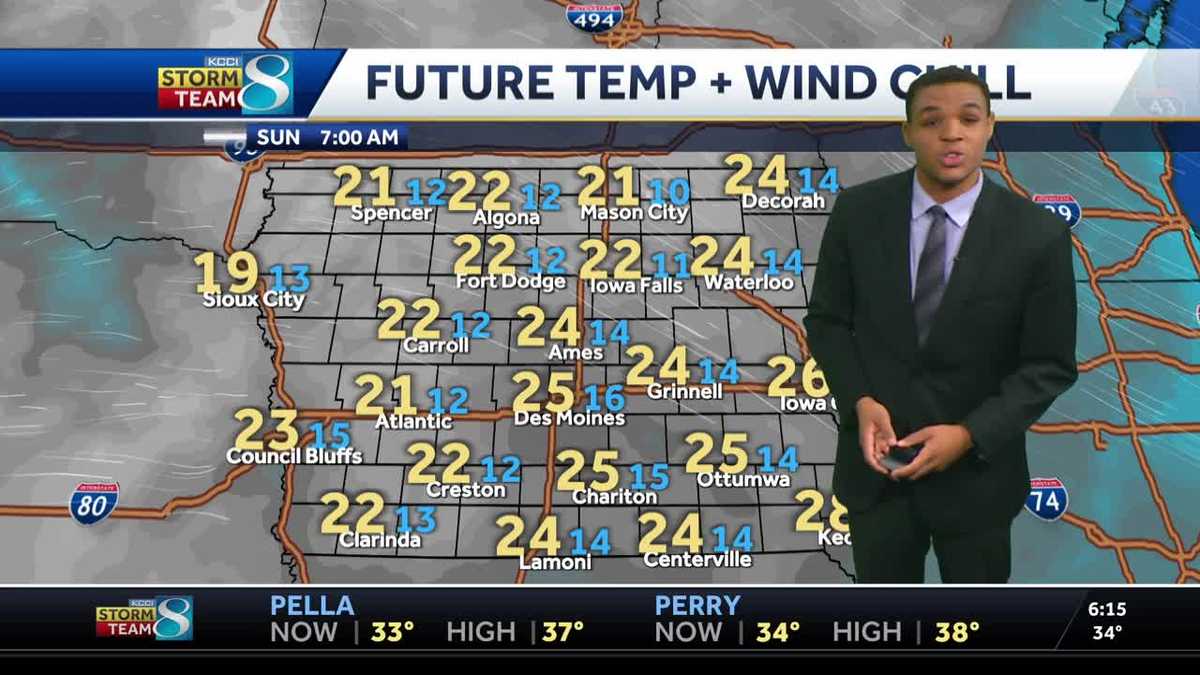 Chilly start to next week before a warming trend