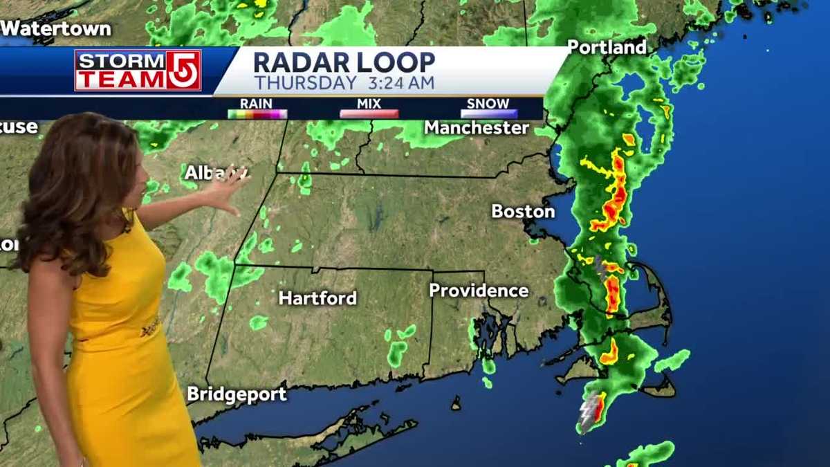 Video: Overnight severe storms moving out