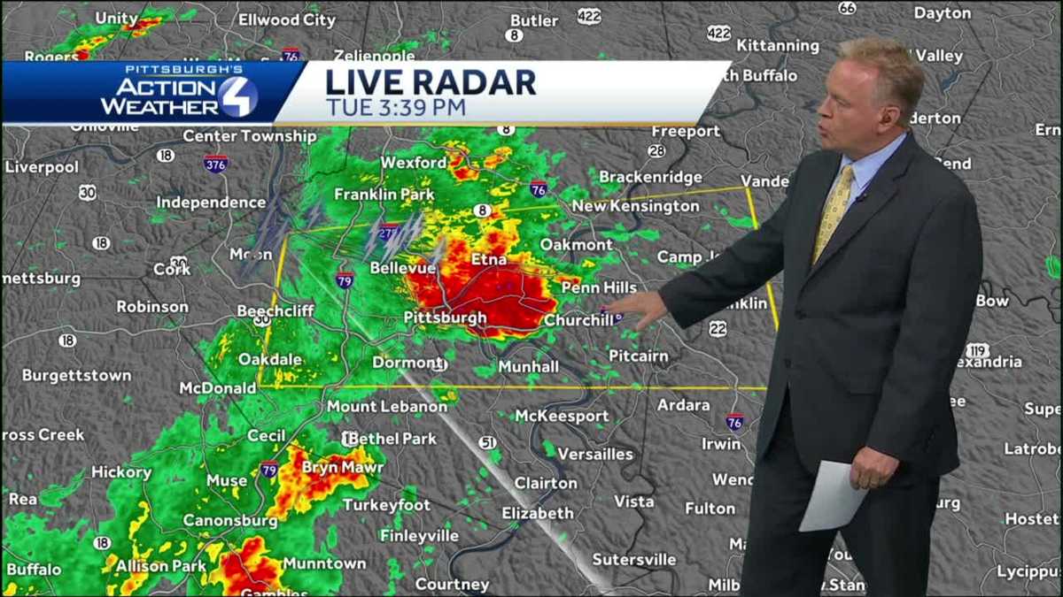 Severe Thunderstorm Warning On Tv / The Weather Channel - Severe