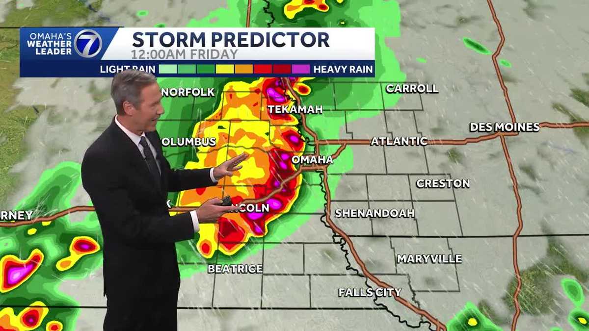 Storms likely Thursday Night in Omaha and Western Iowa
