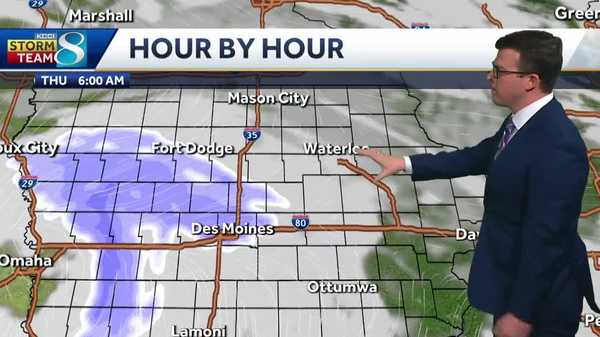 iowa weather: snowy weather impact thursday