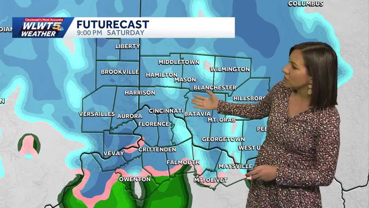Snow for Greater Cincinnati tonight