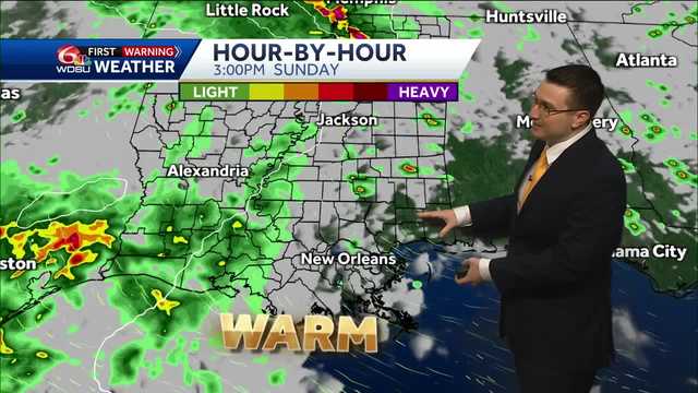 Slight chance of storms Sunday - Vimarsana News