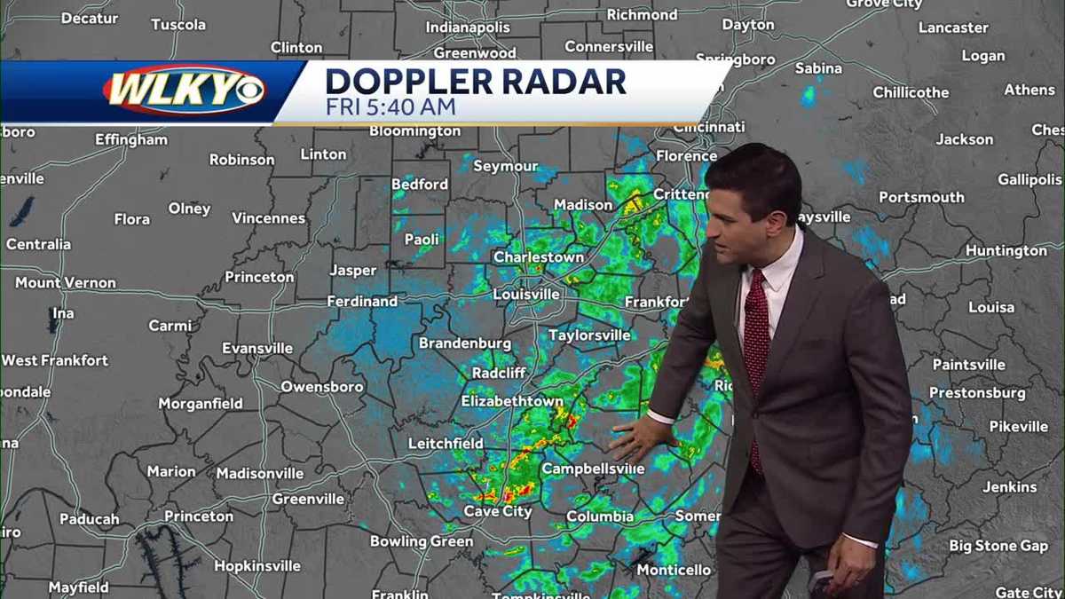 Soggy Friday morning, dry weekend ahead