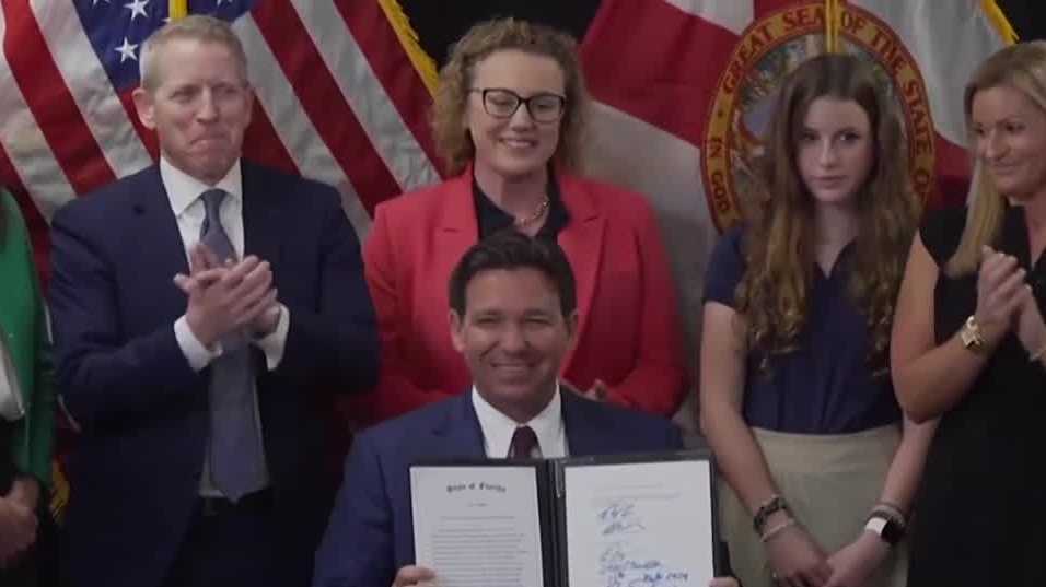 Florida Gov. DeSantis signs bill banning social media accounts for kids ...