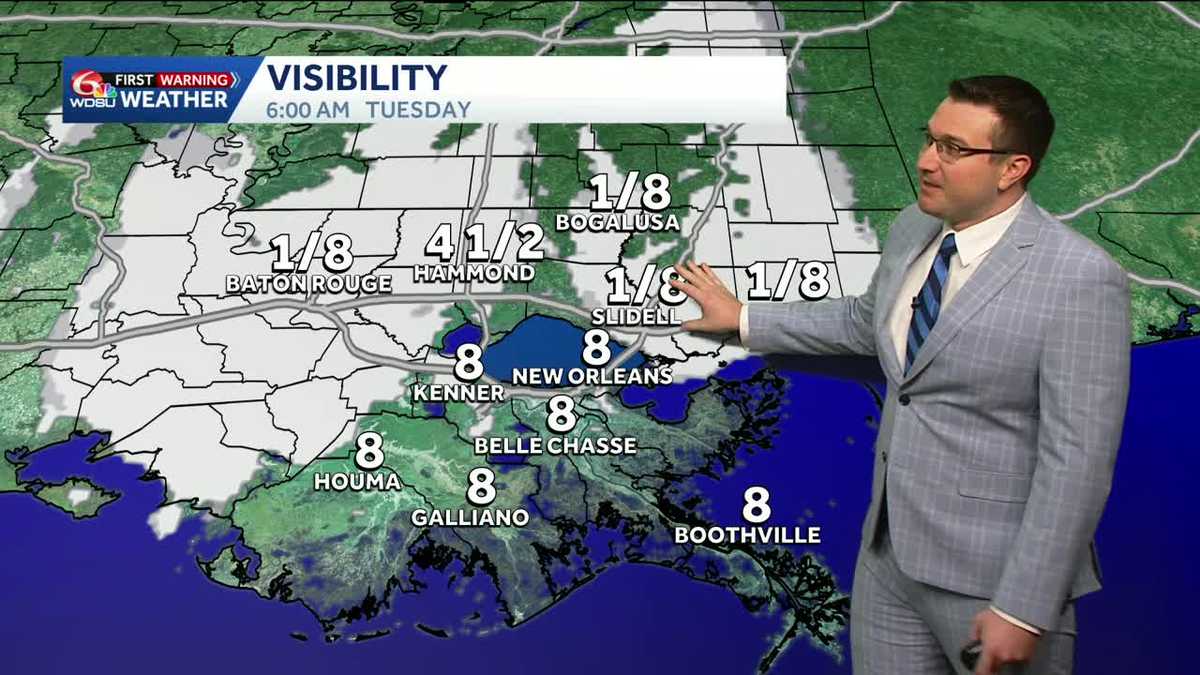 Patchy morning fog will be possible, staying warm