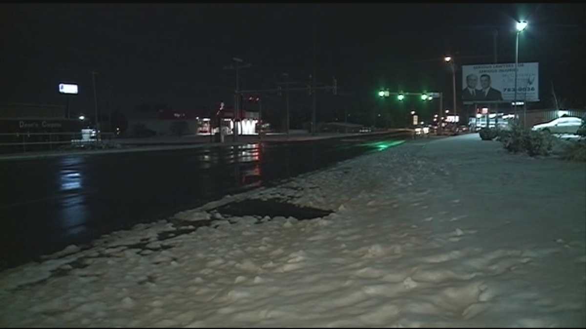 River Valley road crews work to melt snow and ice