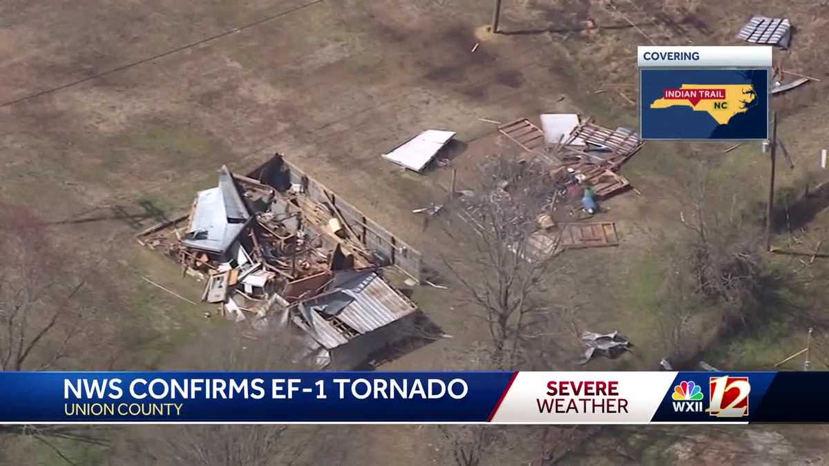 EF-1 tornado touched down in Union County Wednesday morning
