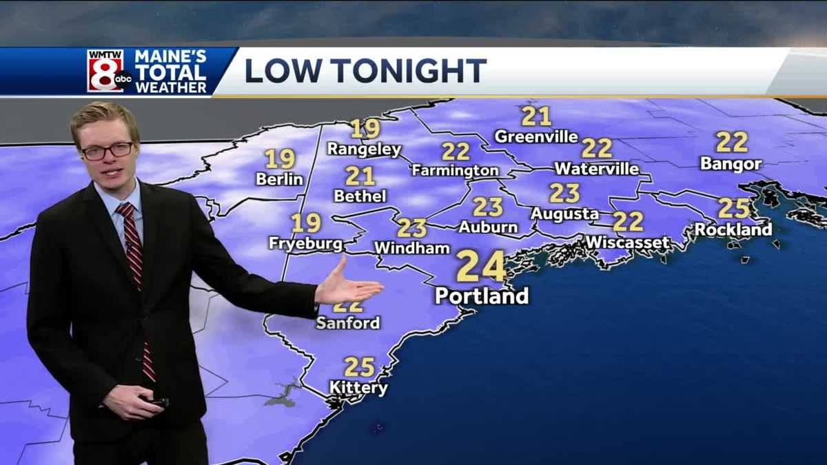 Icy spots tonight, sun & clouds Sunday