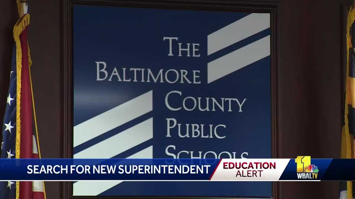 Baltimore County School Board offers details on search for new superintendent