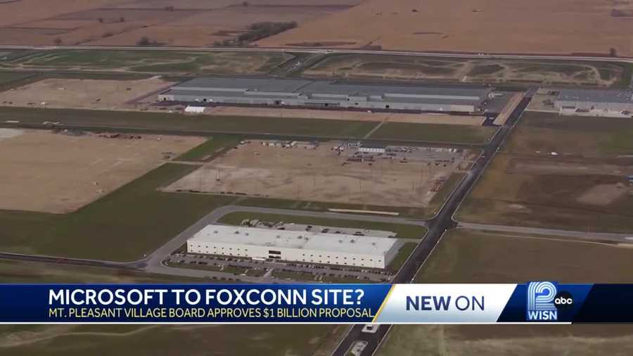 Under the proposed deal, Microsoft would invest $1 billion to build a data center on 315-acres of land of the current Foxconn site. Racine County still needs to sign off to make it official. 