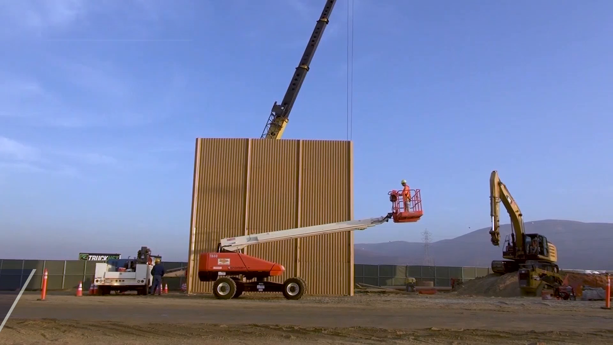 Hammers down Border wall prototypes completed