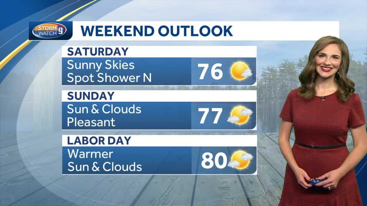 Watch: Sunny skies to kick off the holiday weekend