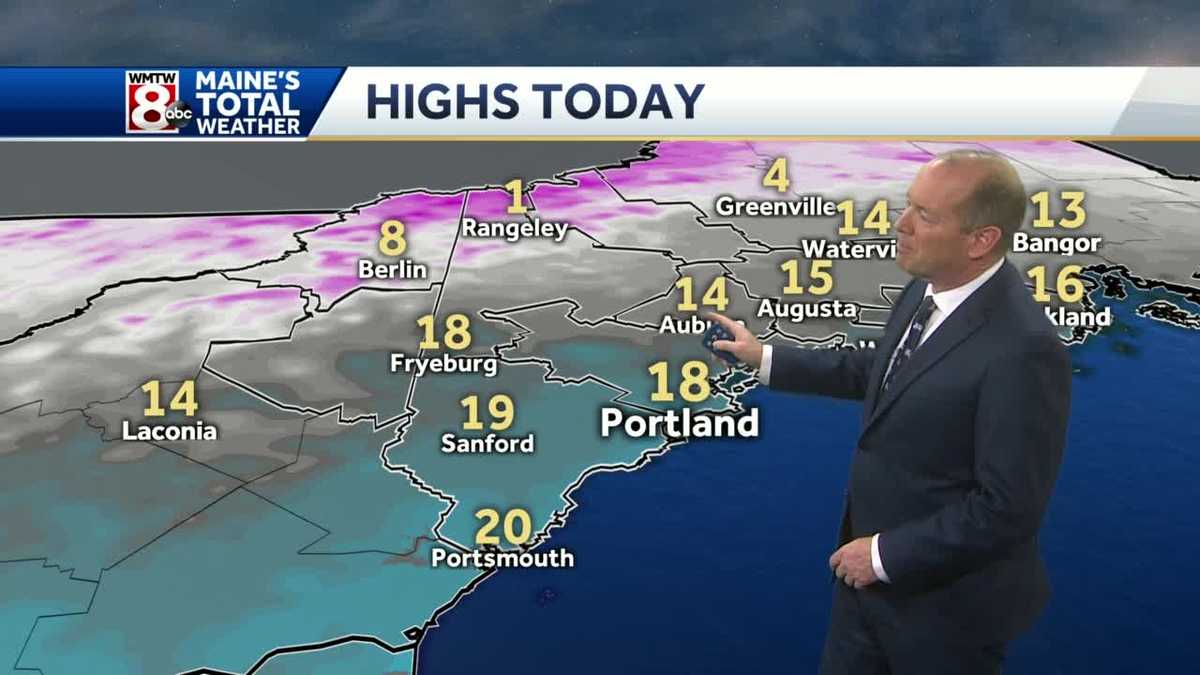 A sunny and cold day before another storm arrives this weekend