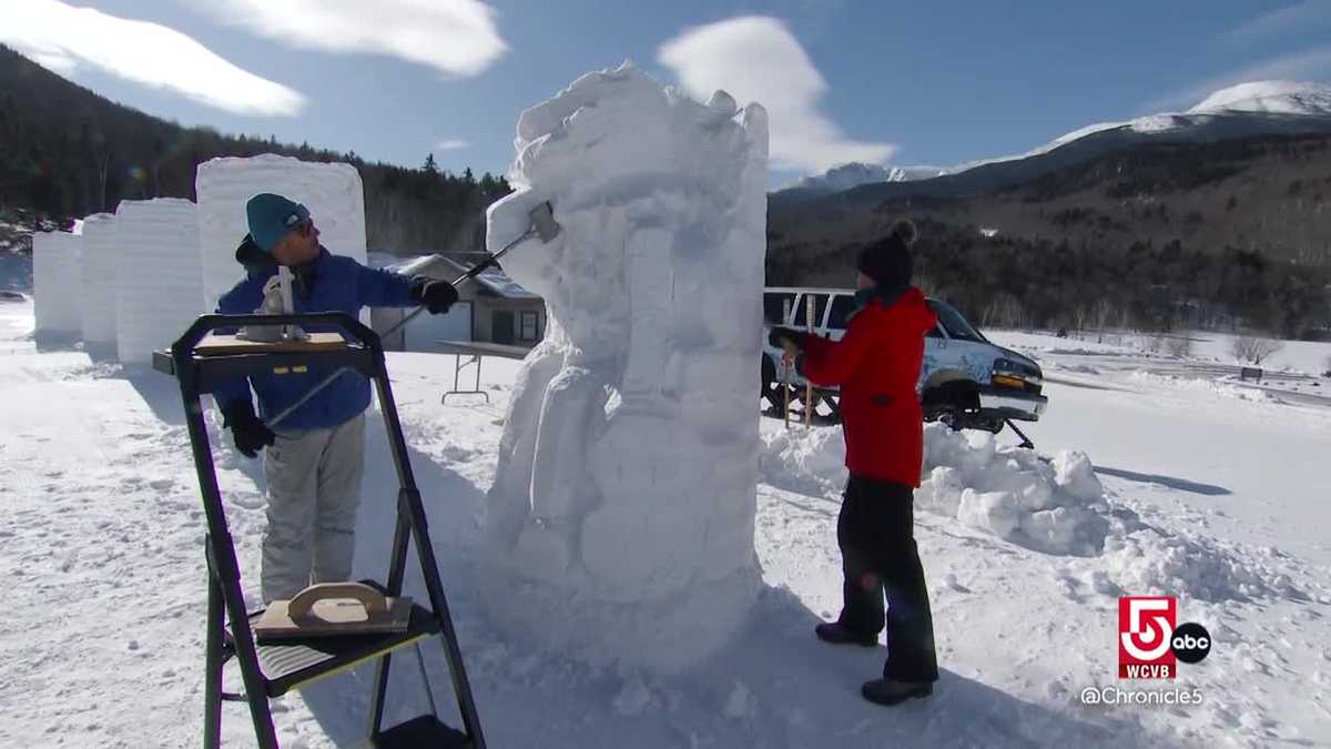 Longtime New Hampshire snow sculpting competition honors late musician