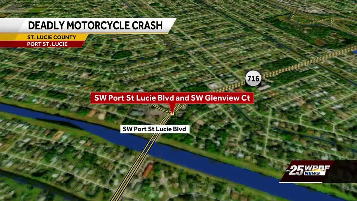 Florida man dead after motorcycle crash in Port St. Lucie