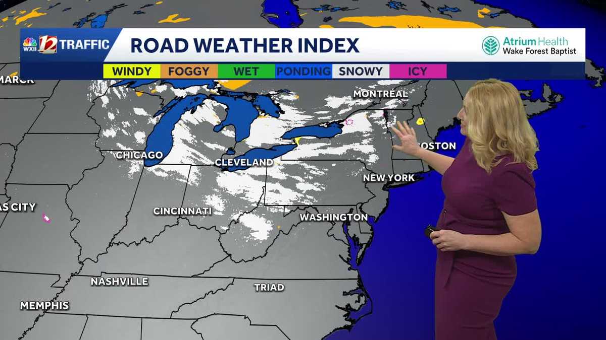 Bitter cold on the way Friday in North Carolina