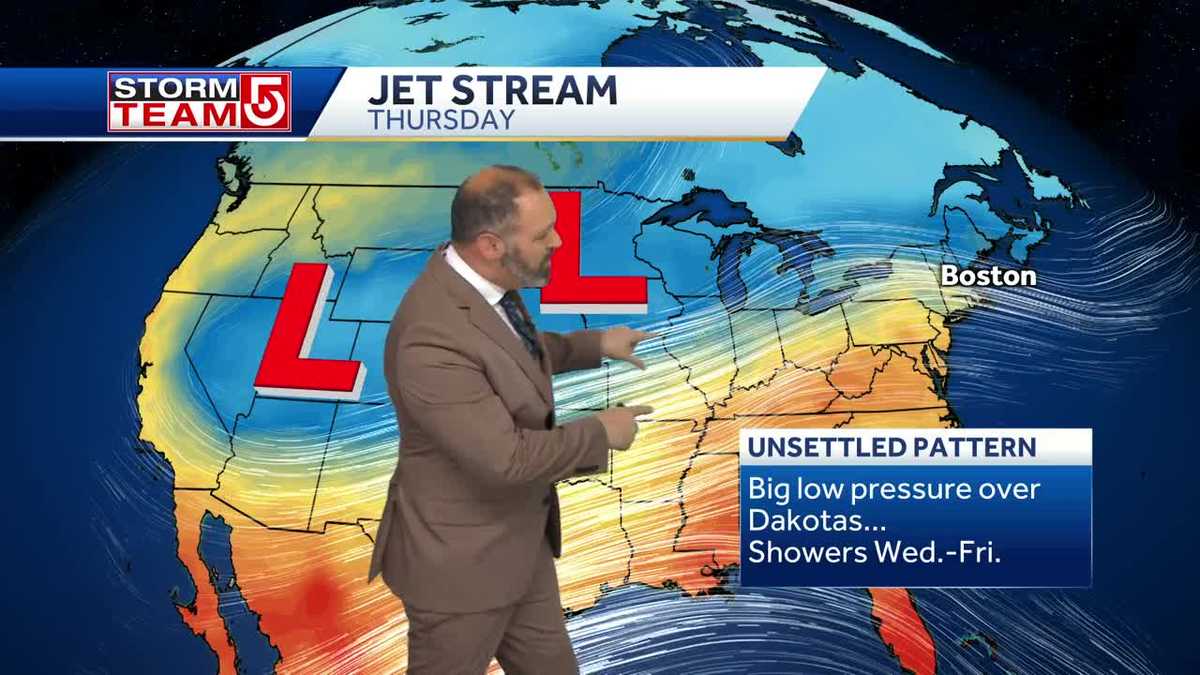 Video: Week starts warm before unsettled pattern arrives