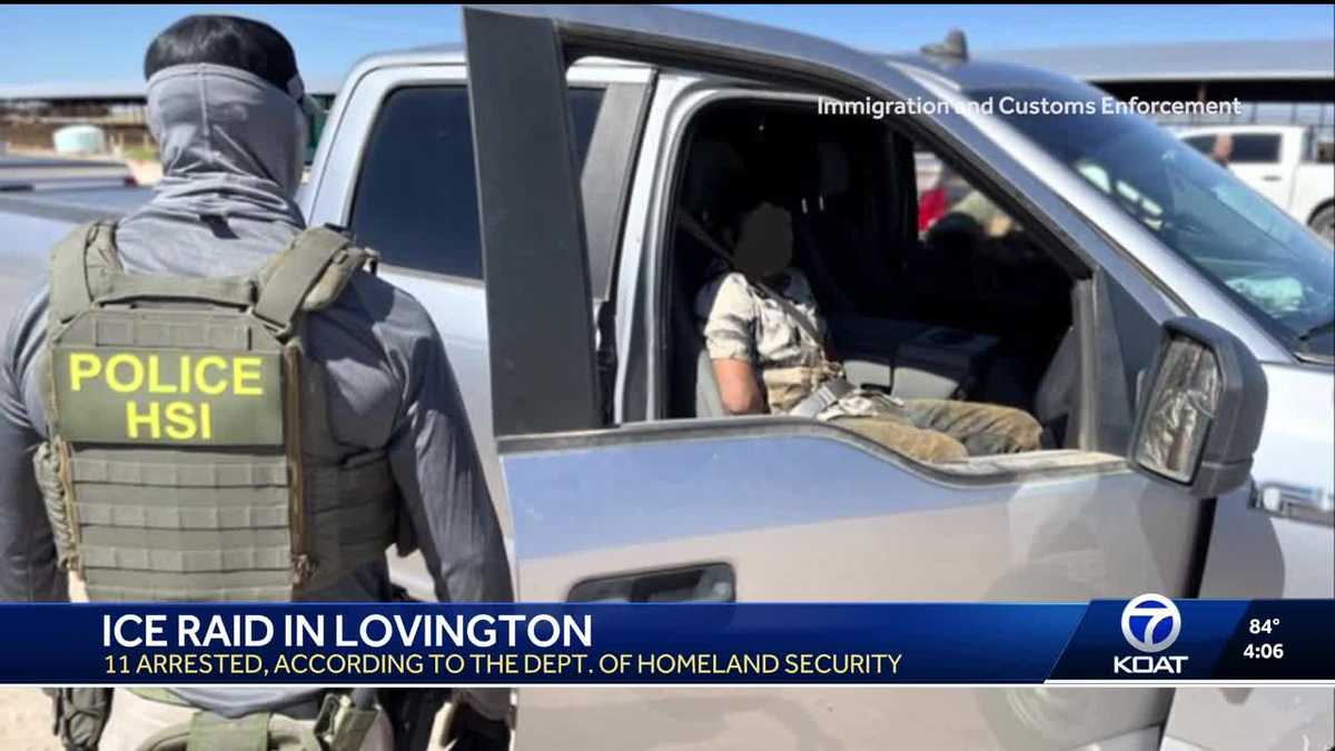 11 arrested during ICE raid at Lovington dairy farm