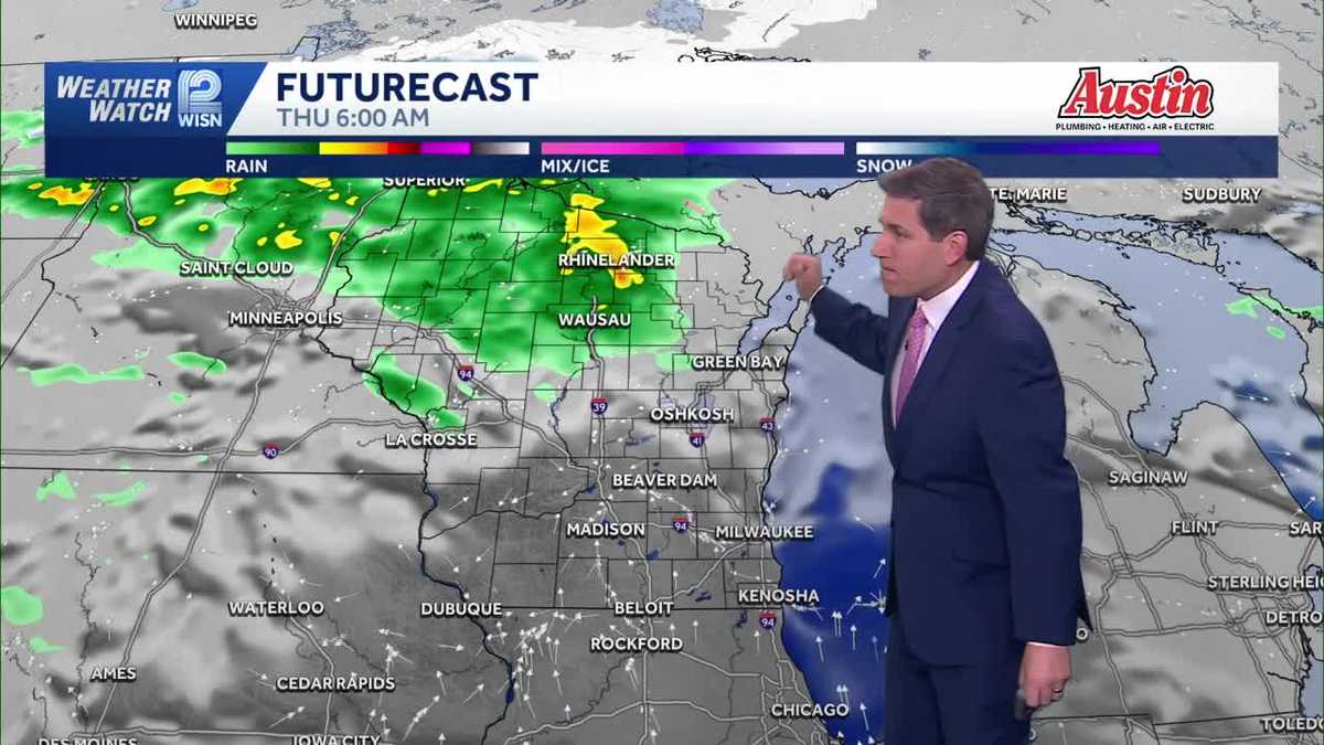 Rain chances on Opening Day in SE Wisconsin