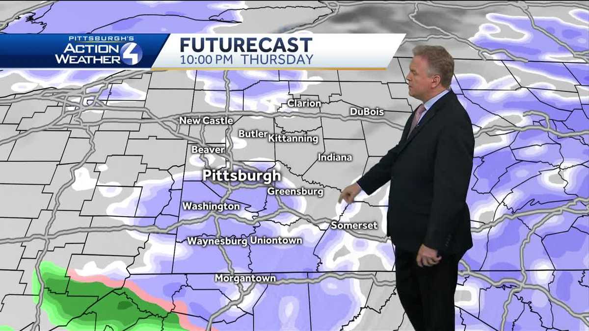 Scattered snow showers moving through; tracking this weekend's storm