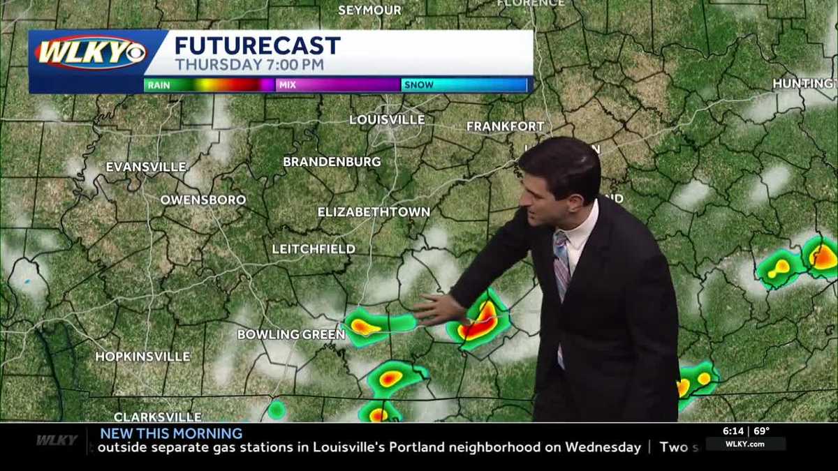 Seasonably warm Thursday, dry for most