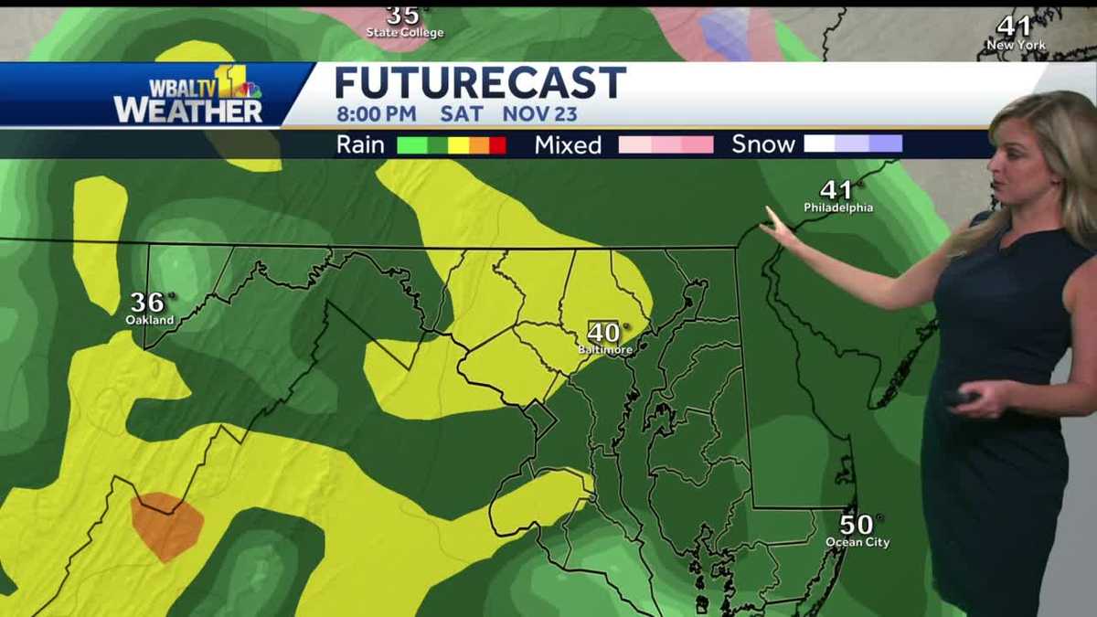 One more dry day before rain comes