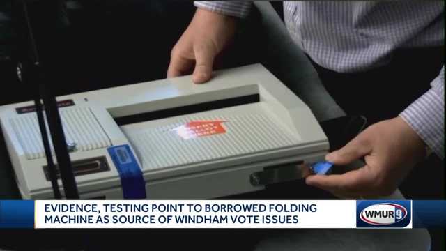Evidence, testing point to borrowed folding machine as source of Windham vote issues - Vimarsana News