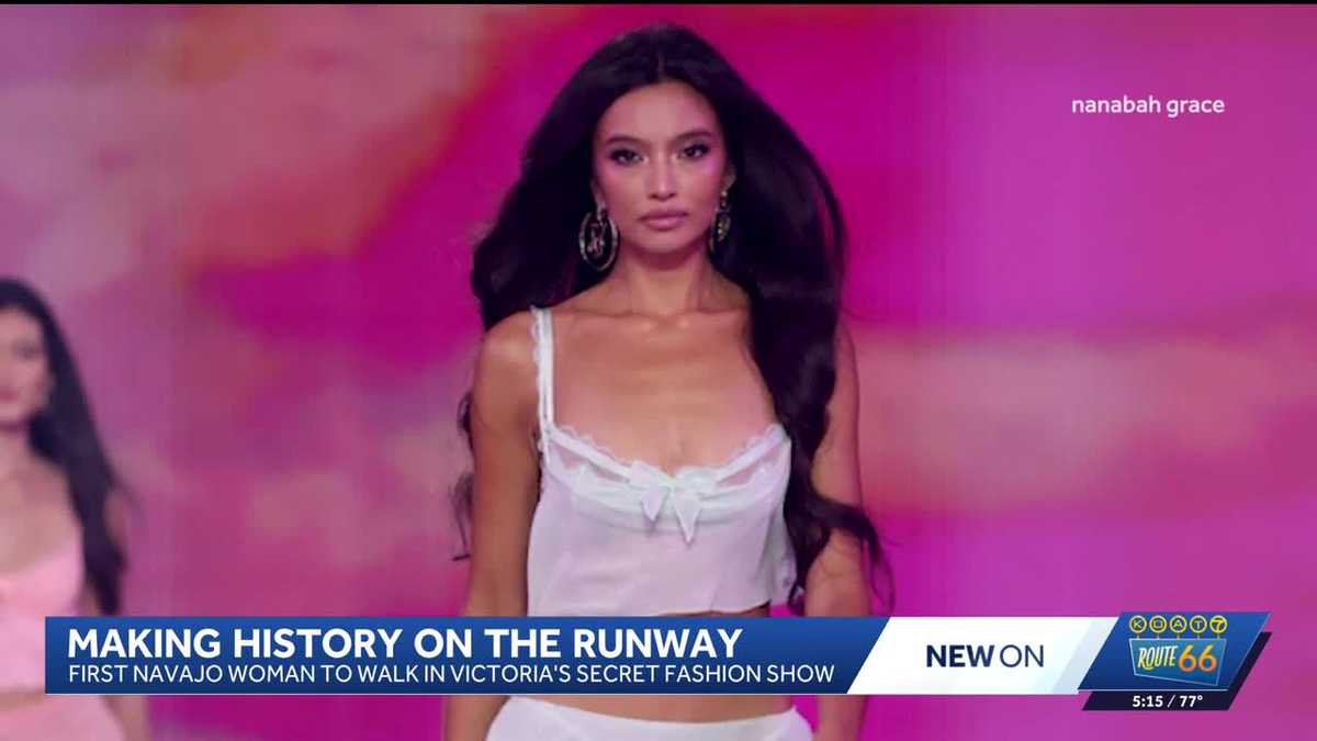First Navajo model walks Victoria's Secret Fashion Show runway