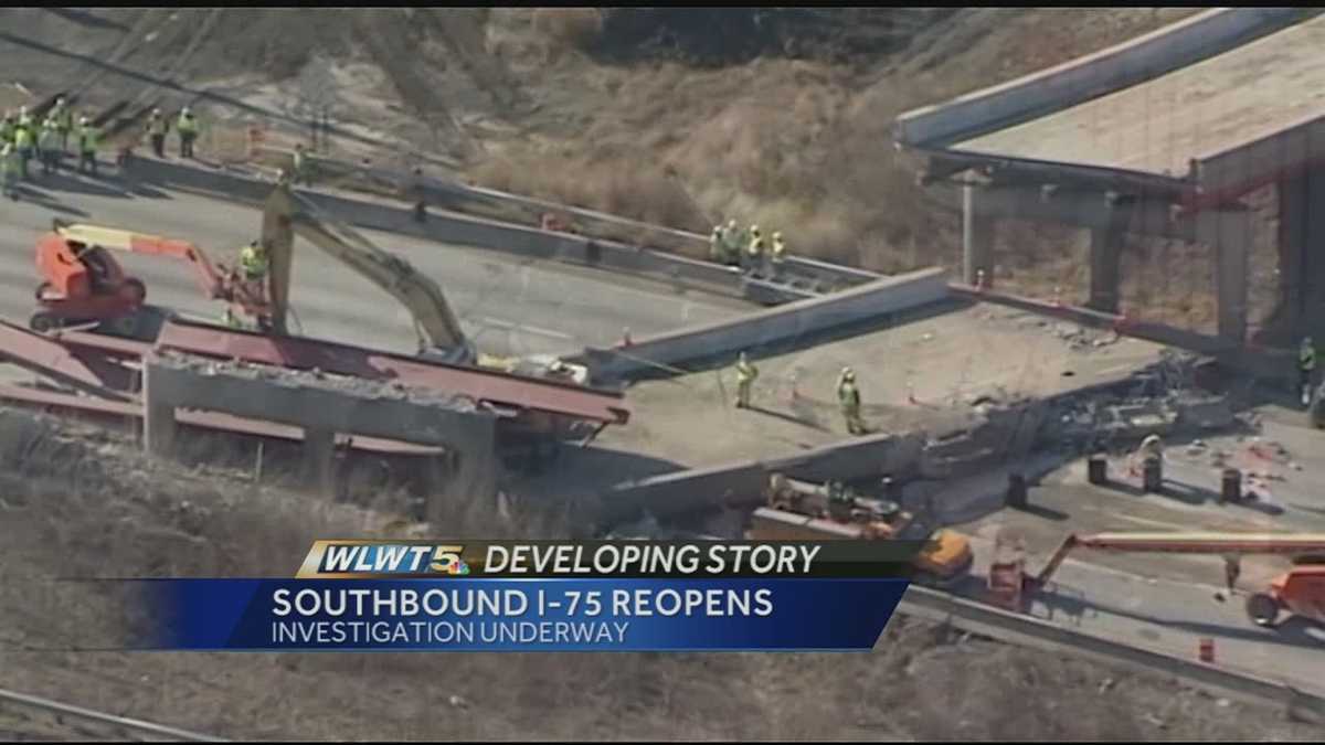 Investigation continues in the I-75 overpass collapse