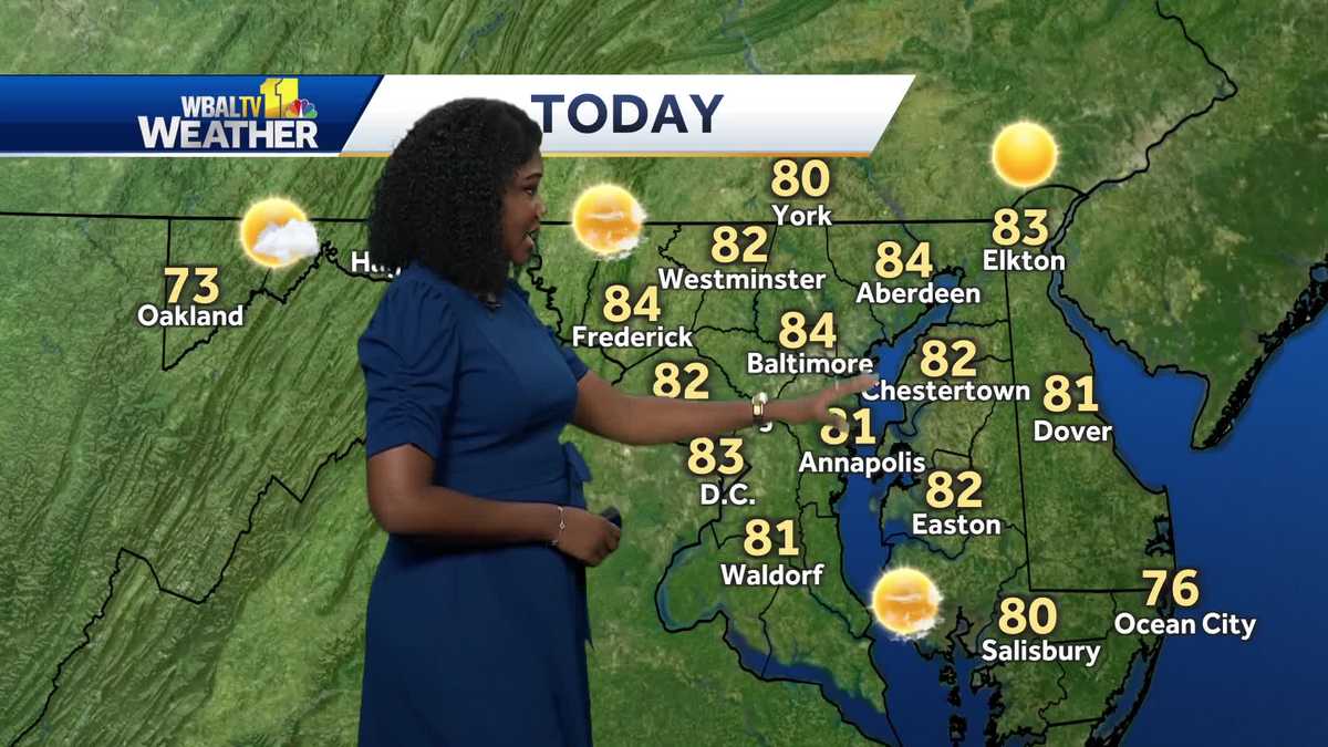 Another beautiful day across Maryland