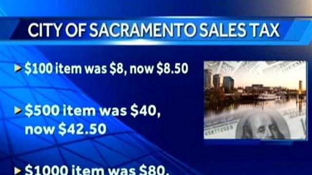 First day of new sales-tax hike under way in Sacramento