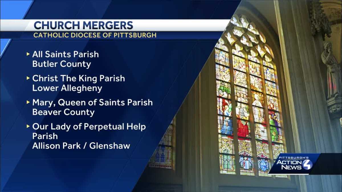 Catholic Diocese of Pittsburgh announces four new merged parishes