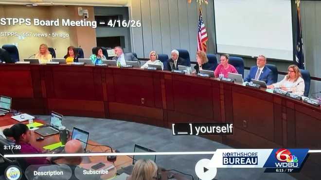 profanity used during school board meeting