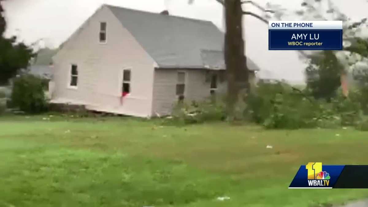 House lifted off foundation in Mardela Springs