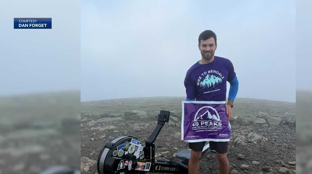 48 peaks, 60-plus pounds of gear: How one Manchester man is carrying a ...