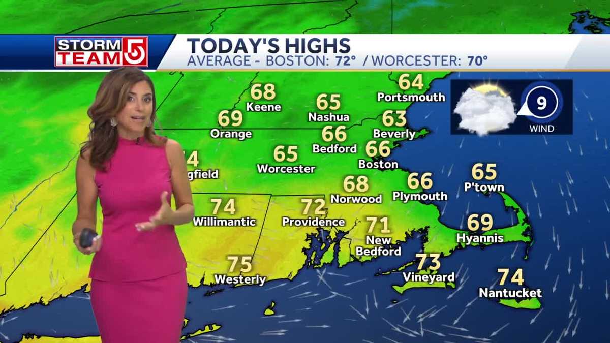 Video: Cloudy and cool Tuesday