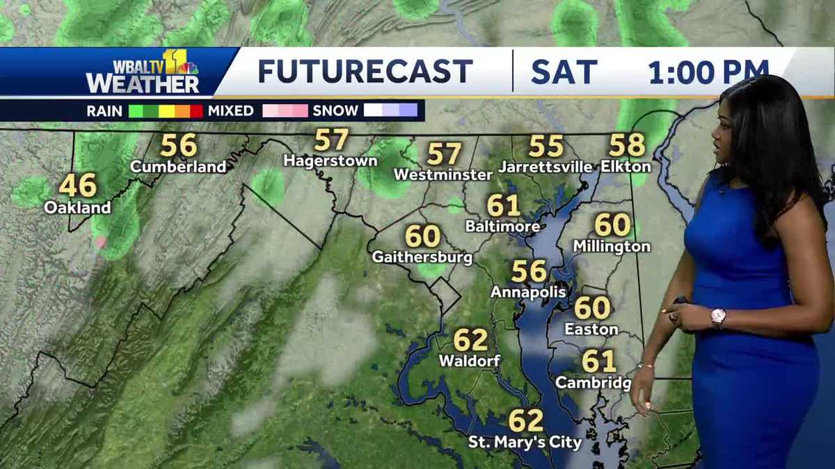Next chance for rain in Maryland is slight