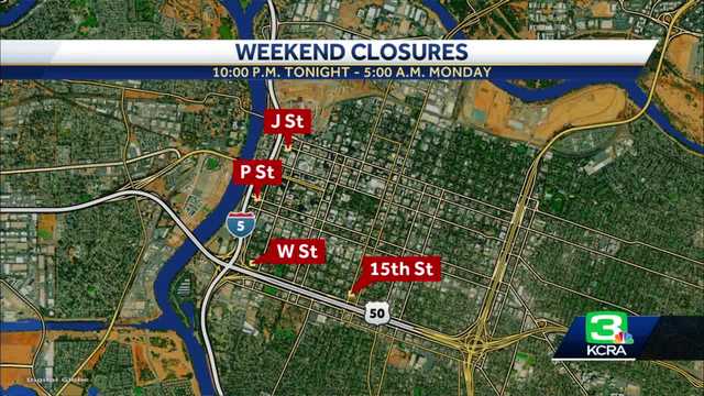 Traffic alert: Downtown Sacramento loop I-5 construction this weekend - Vimarsana News