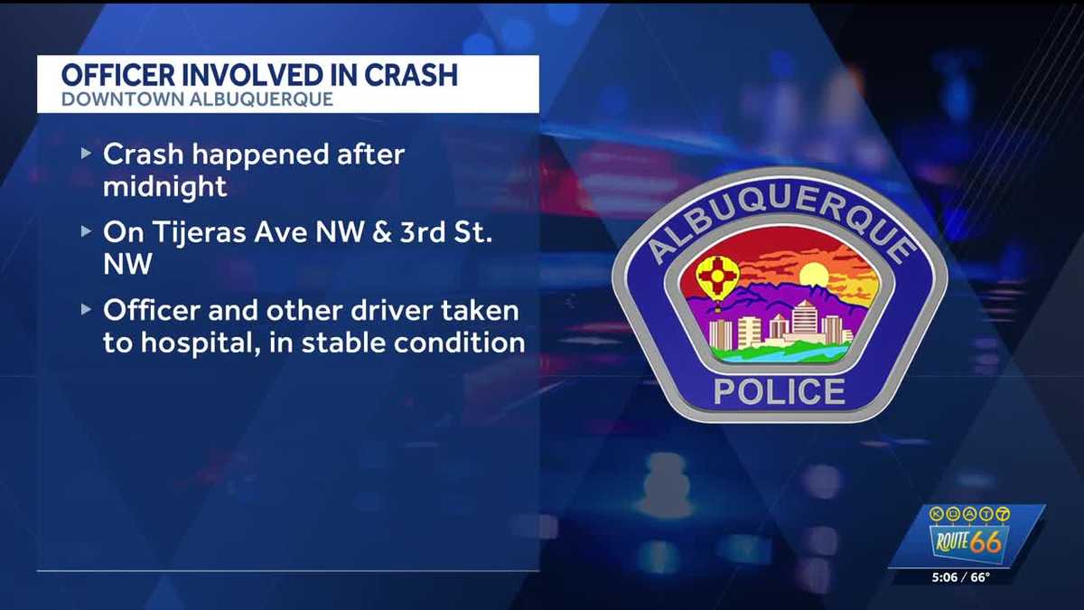 APD officer involved in a serious injury crash in NW Albuquerque