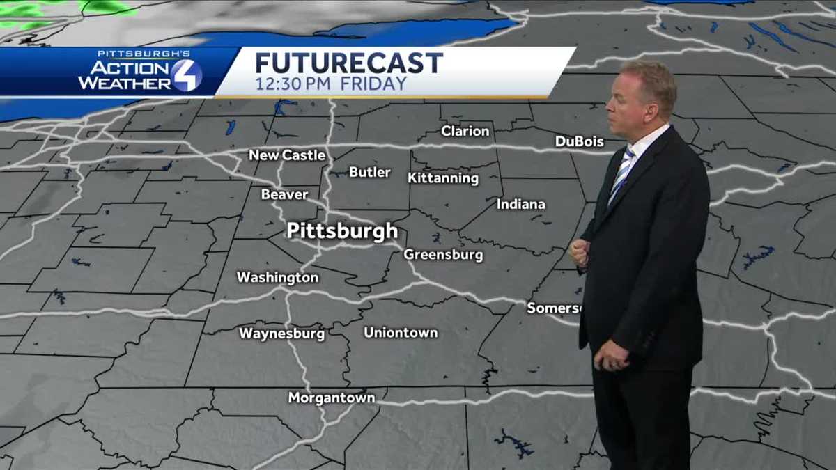 A nice dry stretch as we approach the weekend