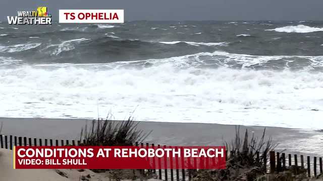Tropical Storm Ophelia has big impact on Rehoboth Beach surf - Vimarsana News